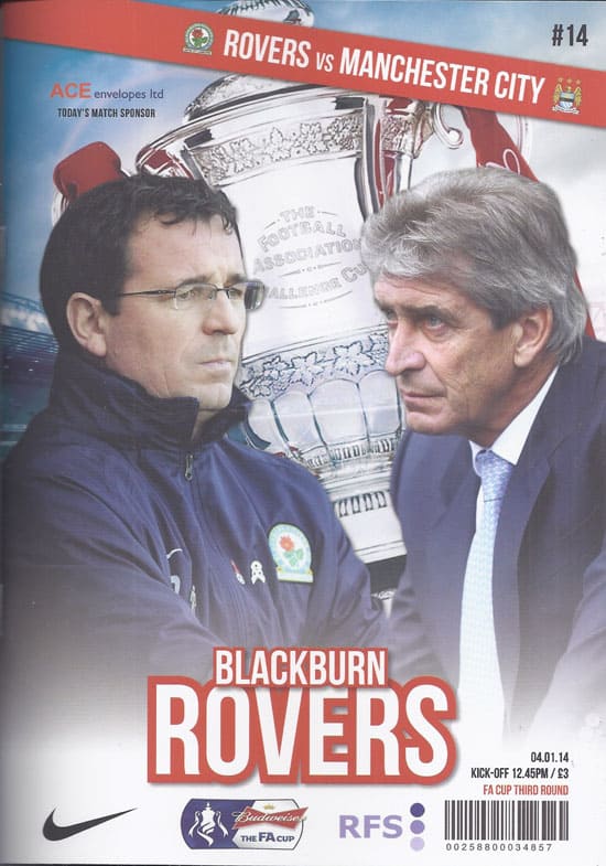 Blackburn Rovers FC v Manchester City FC